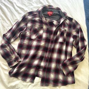 100% Cotton Flannel Coleman Red and White